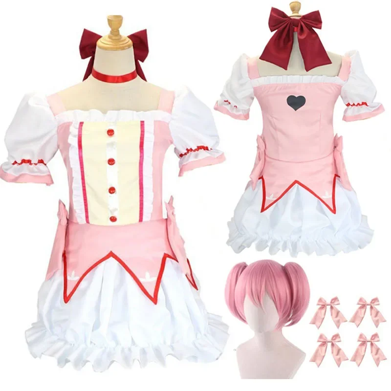 Anime Kaname Madoka Cosplay Costume Magica Kaname Dress Wig Kaname Madoka Outfits for Comic Con
Anime Kaname Madoka Cosplay Costume Magica Kaname Dress Wig Kaname Madoka Outfits for Comic Con