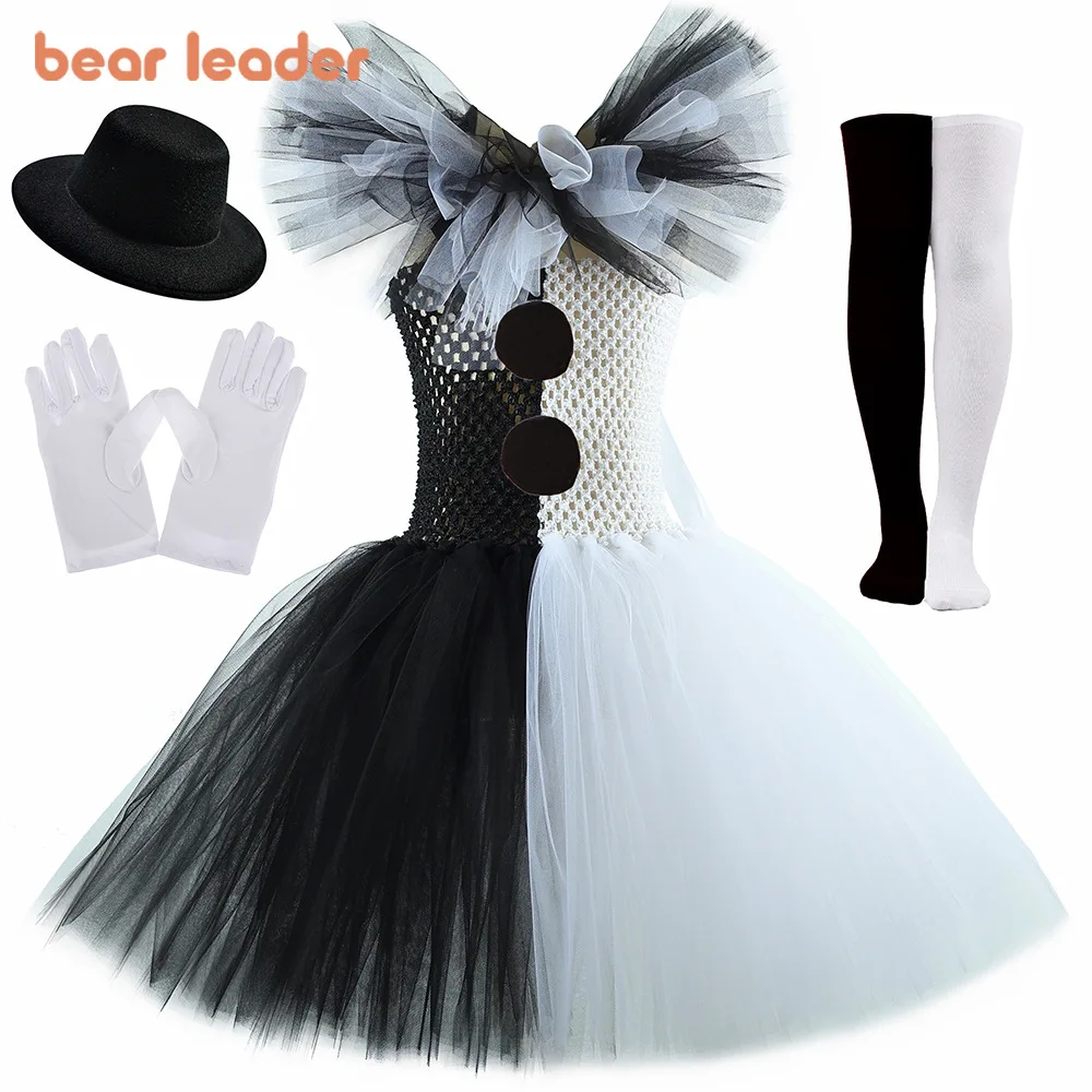 Лидер медведя на Хэллоуин, черно-белые сетчатые детские платья с блокировкой цвета, пышное платье для девочек, сценический костюм
Лидер медведя на Хэллоуин, черно-белые сетчатые детские платья с блокировкой цвета, пышное платье для девочек, сценический костюм