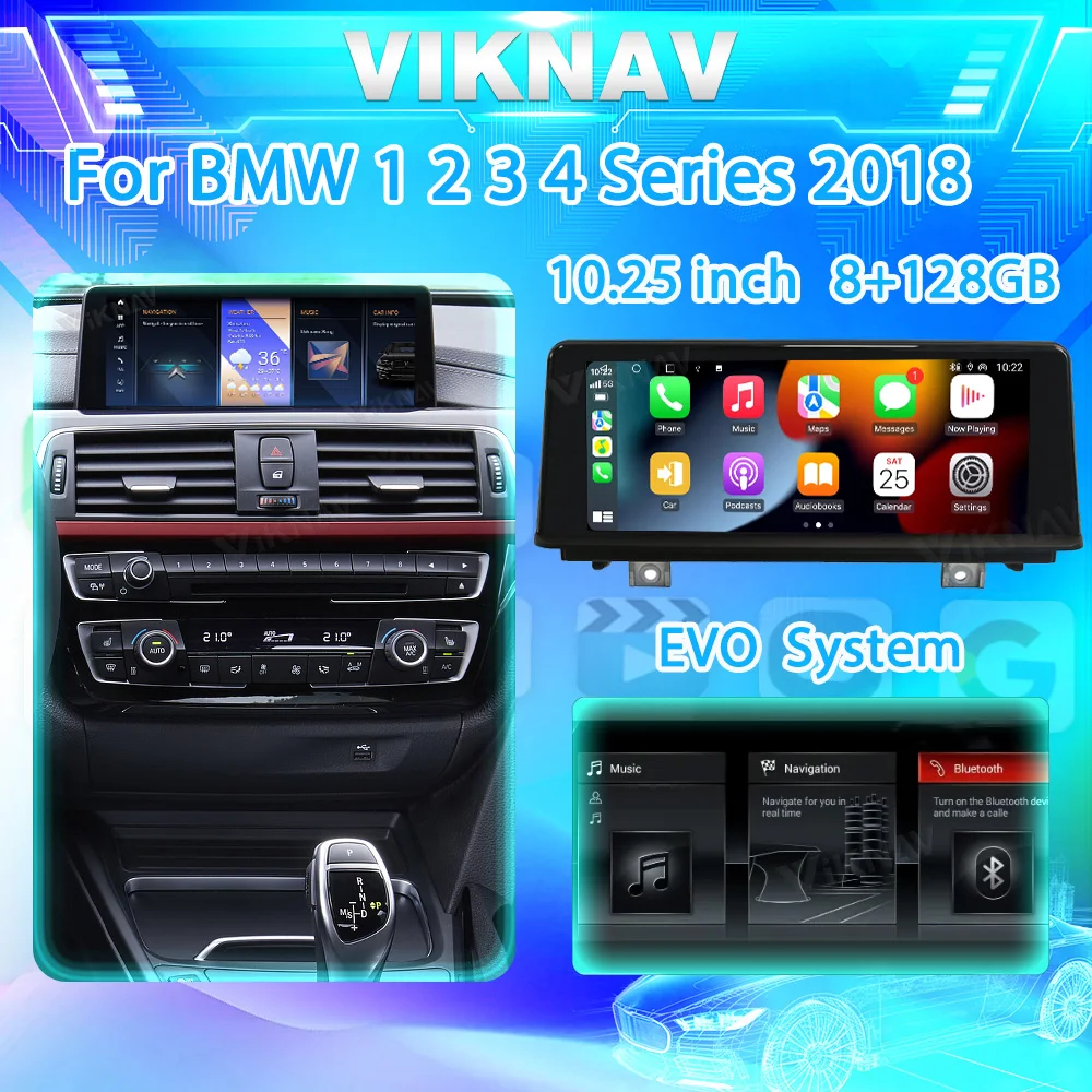 Автомобильный радиоприемник Viknav 10,25 дюйма для BMW 1 2 3 4 серии 2018 EVO система GPS-навигация беспроводной Android автомобильный мультимедийный плеер
Автомобильный радиоприемник Viknav 10,25 дюйма для BMW 1 2 3 4 серии 2018 EVO система GPS-навигация беспроводной Android автомобильный мультимедийный плеер