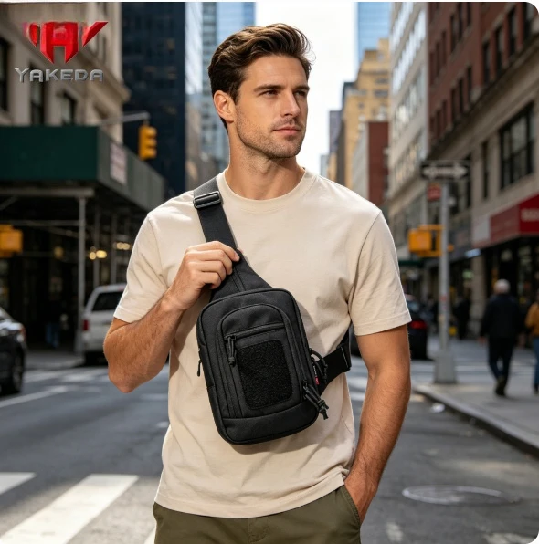YAKEDA Tactical Sling Bag, Chest Shoulder Crossbody Bag For Outdoor Hiking Hunting Daily Use
YAKEDA Tactical Sling Bag, Chest Shoulder Crossbody Bag For Outdoor Hiking Hunting Daily Use