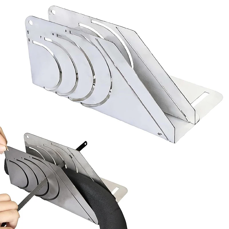 Professional Foam Pipe Cutter Tool Precision 45° Rubber Insulation Pipe Cutter Adjustable Size Cutting Fixture Pipe Cutting Tool
Professional Foam Pipe Cutter Tool Precision 45° Rubber Insulation Pipe Cutter Adjustable Size Cutting Fixture Pipe Cutting Tool