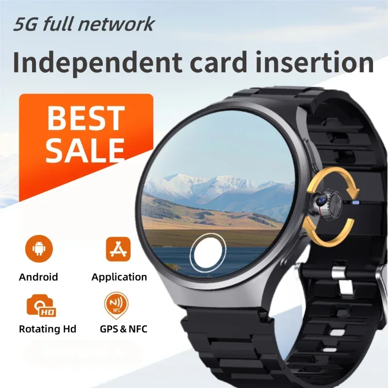 4G Full Netcom Smartwatch VP50 with SIM card1.75''large screen 180° pull-out camera HD camera GPS WIFI Google App Smartwatch men
4G Full Netcom Smartwatch VP50 with SIM card1.75''large screen 180° pull-out camera HD camera GPS WIFI Google App Smartwatch men