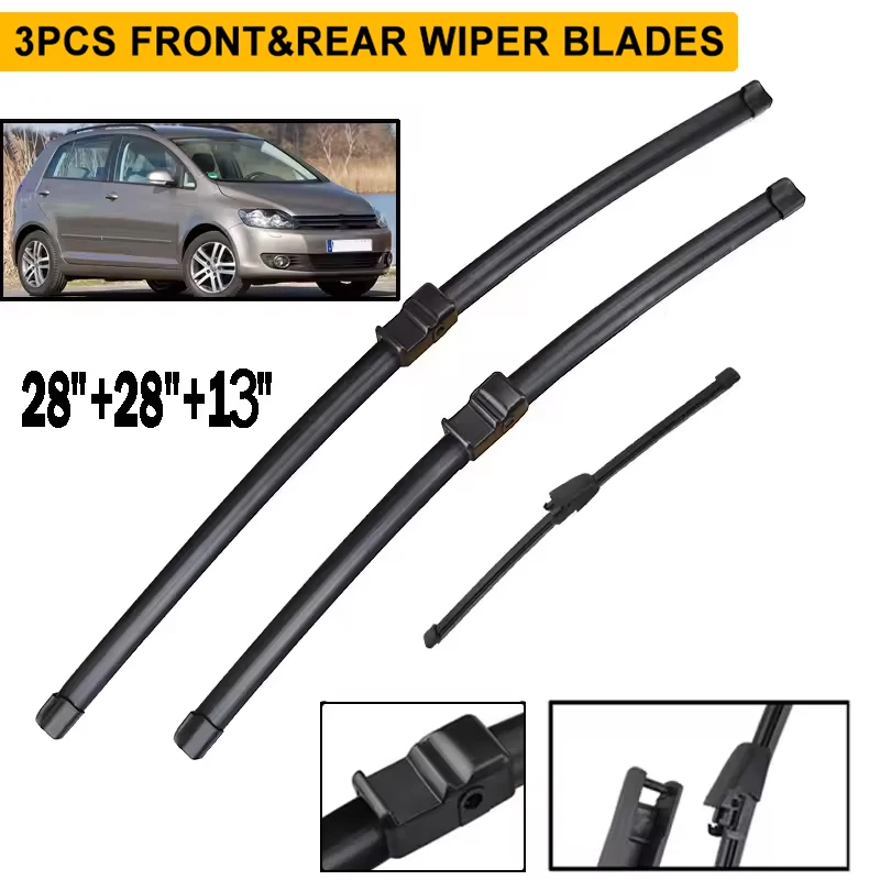 Wiper RHD & LHD Front & Rear Wiper Blades For VW Golf Plus 5M1 2005 - 2009 Windshield Windscreen Window Brush 28"28"13"
Wiper RHD & LHD Front & Rear Wiper Blades For VW Golf Plus 5M1 2005 - 2009 Windshield Windscreen Window Brush 28"28"13"