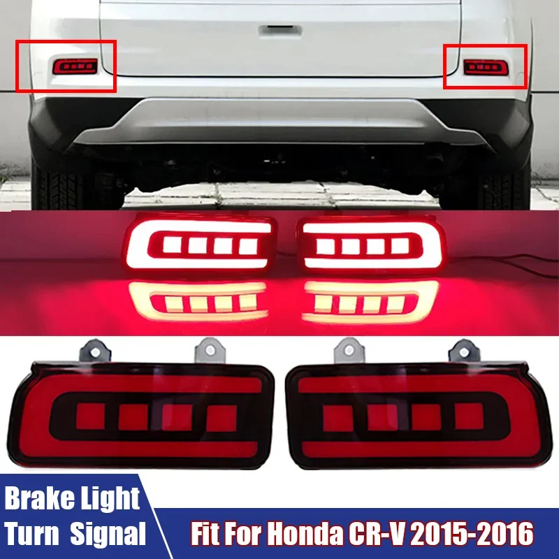 Car Accessories A Pair of LED Brake Lights Fit For Honda CR-V CRV 2015-2016 Rear Bumper Reflector Fog Light Led Turn Signal Lamp
Car Accessories A Pair of LED Brake Lights Fit For Honda CR-V CRV 2015-2016 Rear Bumper Reflector Fog Light Led Turn Signal Lamp