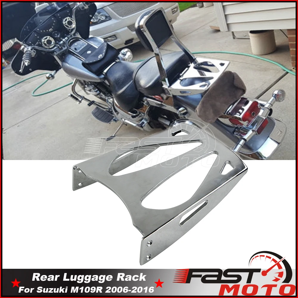 Chrome Motorcycle Rear Seat Luggage Rack Carrier Holder Support For Suzuki Boulevard M109R 2006-2016 2015 2014 2013 2012 2011
Chrome Motorcycle Rear Seat Luggage Rack Carrier Holder Support For Suzuki Boulevard M109R 2006-2016 2015 2014 2013 2012 2011