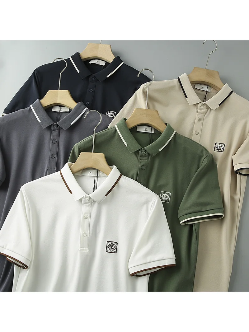 New Advanced Pure Cotton Breathable Embroidered White f Sve Men's Summer Busin Casual irt Faion Urban Sle
New Advanced Pure Cotton Breathable Embroidered White f Sve Men's Summer Busin Casual irt Faion Urban Sle