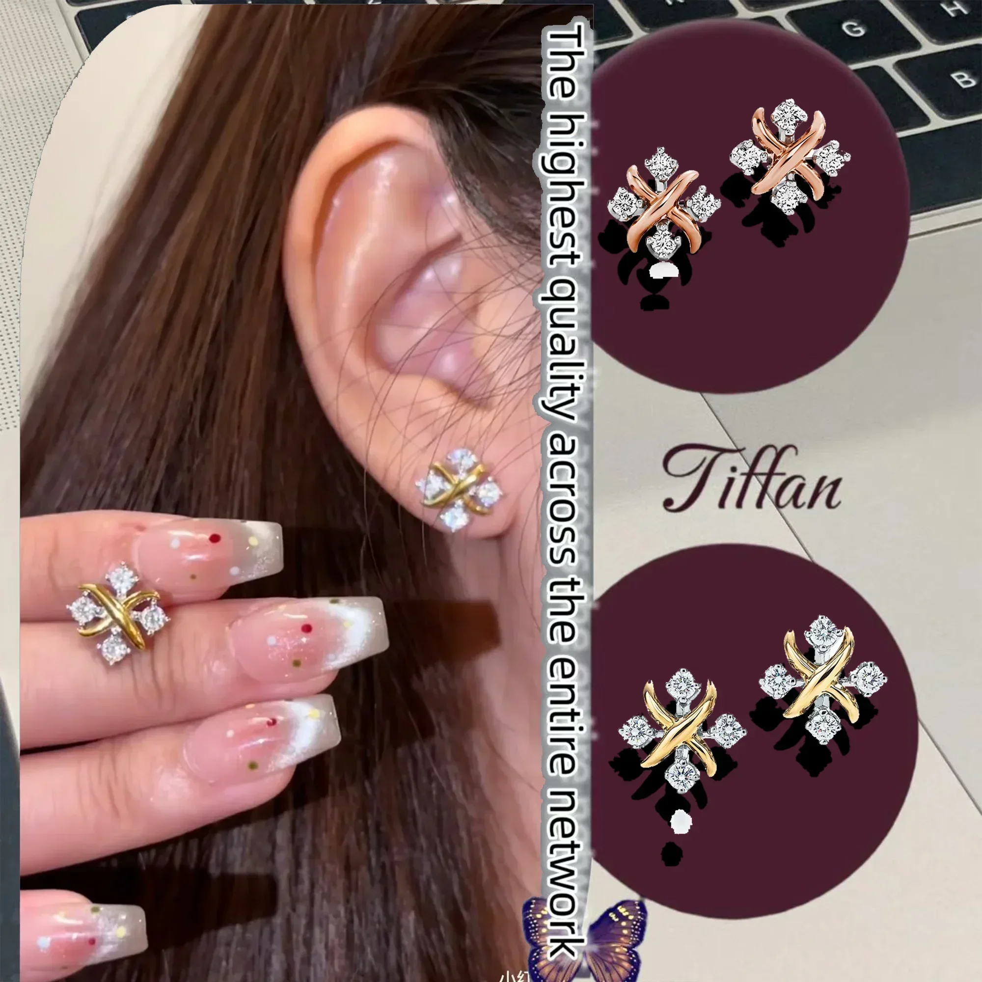 High-Quality S925 Pure Silver Schlumberger Series Earrings - Luxurious European Style, Noble Temperament, Best-Selling Item
High-Quality S925 Pure Silver Schlumberger Series Earrings - Luxurious European Style, Noble Temperament, Best-Selling Item