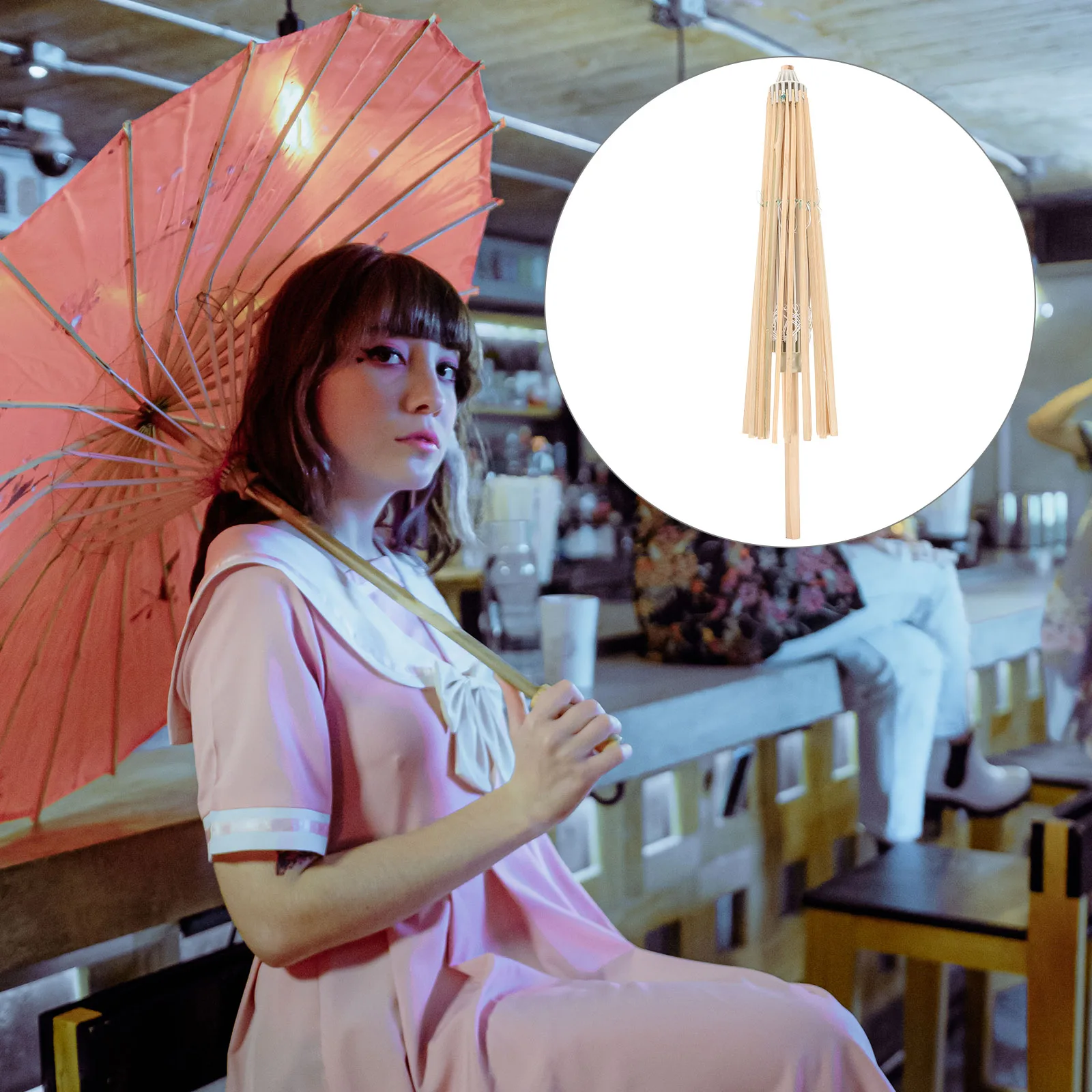 2pcs Oil Paper Umbrella Stand Small Chinese Frame Bamboo Material Home Decor Photo Props Festival Party Parasol Support
2pcs Oil Paper Umbrella Stand Small Chinese Frame Bamboo Material Home Decor Photo Props Festival Party Parasol Support