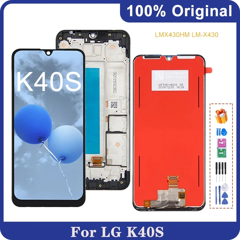 100% для LG K40S X430 LM-X430 X430EMW ЖК сенсорный экран дигитайзер Запасные детали для LG K40S LCD
100% для LG K40S X430 LM-X430 X430EMW ЖК сенсорный экран дигитайзер Запасные детали для LG K40S LCD