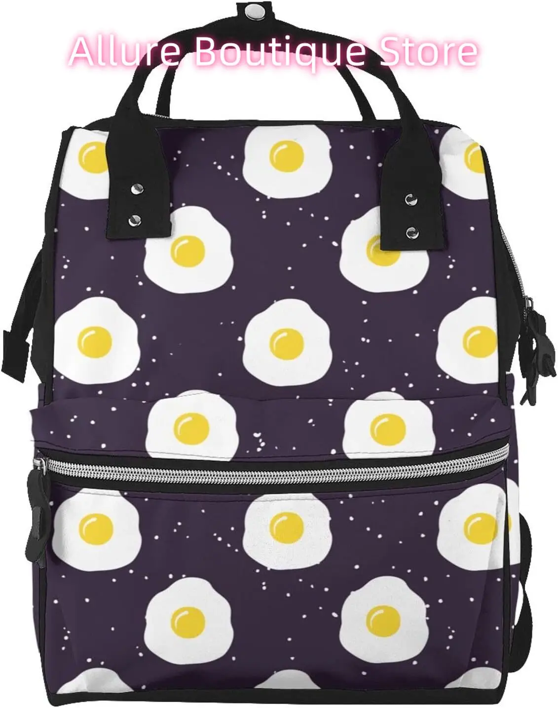 Eggs Print Diaper Bag Backpack for Women Large Capacity Nappy Bag Multifunction Waterproof Mummy Backpacks for Mom Dad Essential
Eggs Print Diaper Bag Backpack for Women Large Capacity Nappy Bag Multifunction Waterproof Mummy Backpacks for Mom Dad Essential