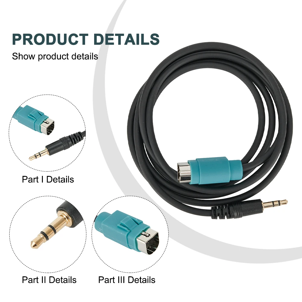 Cable Car For ALPINE KCE-236B CDA-9884 Sync/Charge Cable 3.5mm Cable Adapter Accessories Brand New High Quality
Cable Car For ALPINE KCE-236B CDA-9884 Sync/Charge Cable 3.5mm Cable Adapter Accessories Brand New High Quality