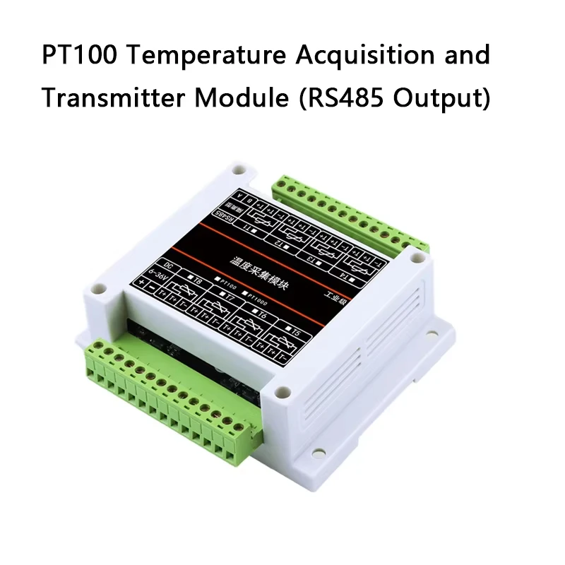 PT100 platinum thermoresistance intelligent temperature transmitter module converted to RS485 isolated industrial-grade Modbus
PT100 platinum thermoresistance intelligent temperature transmitter module converted to RS485 isolated industrial-grade Modbus