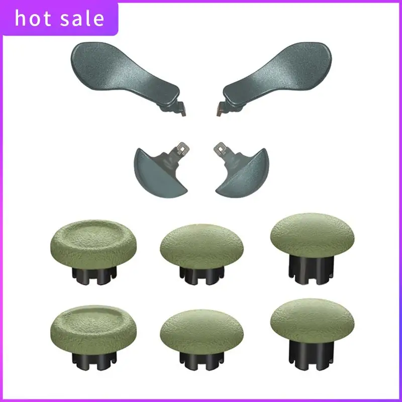 ELEC-Analog Joysticks For Controller 10-In-1 Thumb Stick 4 Metal Rear Paddle Trigger Button Replacements For PS5 Edge
ELEC-Analog Joysticks For Controller 10-In-1 Thumb Stick 4 Metal Rear Paddle Trigger Button Replacements For PS5 Edge