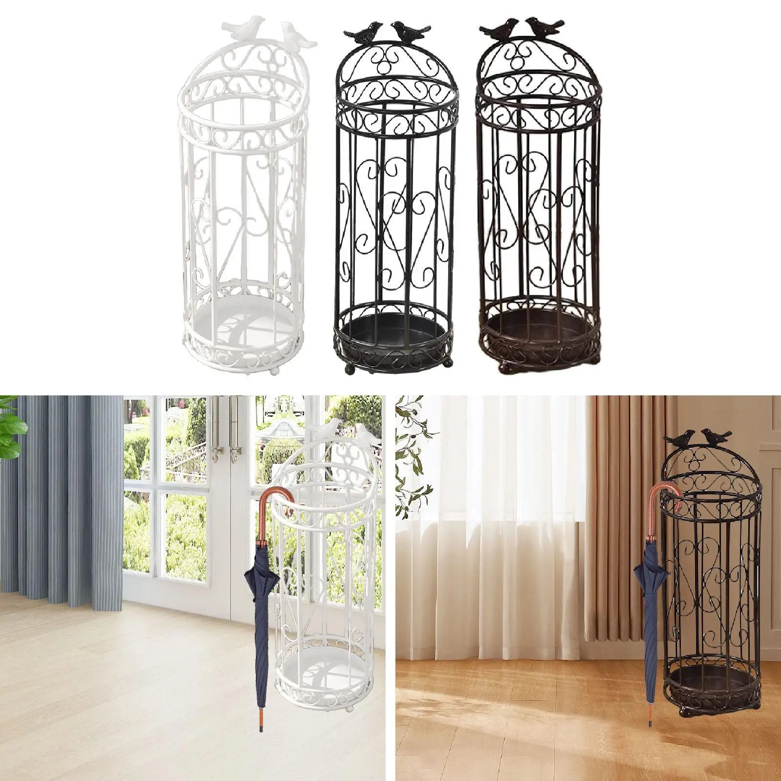 Round Umbrella Holder with Drip Tray Home Entryway Patio Umbrella Stand Rack
Round Umbrella Holder with Drip Tray Home Entryway Patio Umbrella Stand Rack
