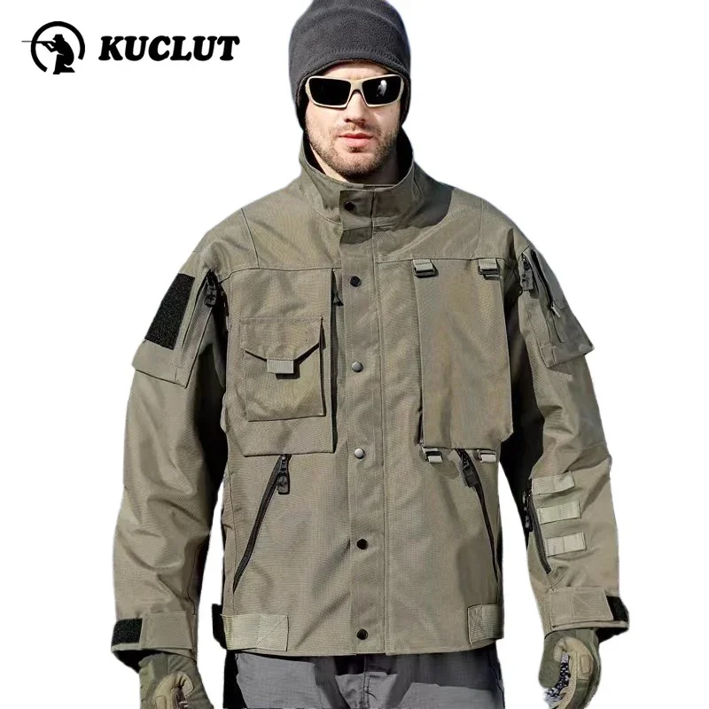 Bomber Tactical Jacket Men Beetle Mark Outdoor Wear-resistant Scratch Resistant Submachine Jacket Multi Pocke Multifunction Coat
Bomber Tactical Jacket Men Beetle Mark Outdoor Wear-resistant Scratch Resistant Submachine Jacket Multi Pocke Multifunction Coat