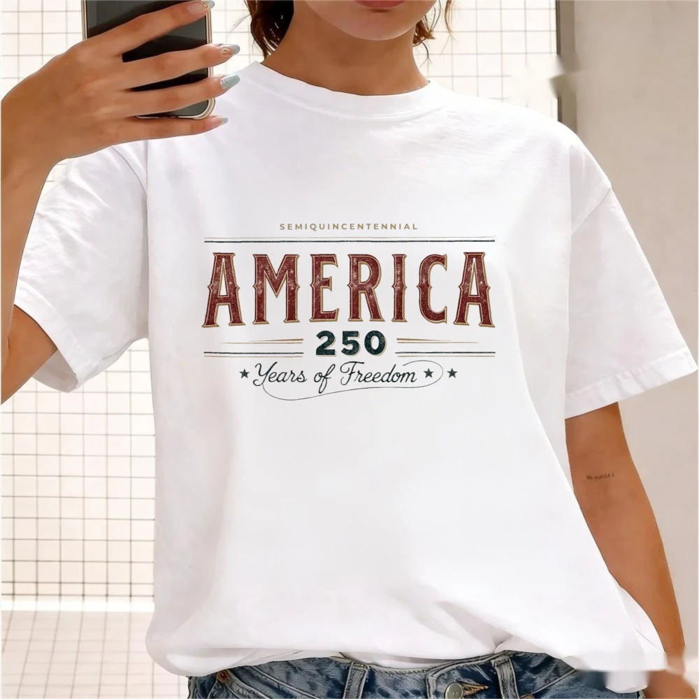 Retro USA 250th Anniversary 2026 Tshirt 250 Years of America Patriotic Graphic Tee 4th of July Women Shirt Vintage Style Men Top
Retro USA 250th Anniversary 2026 Tshirt 250 Years of America Patriotic Graphic Tee 4th of July Women Shirt Vintage Style Men Top