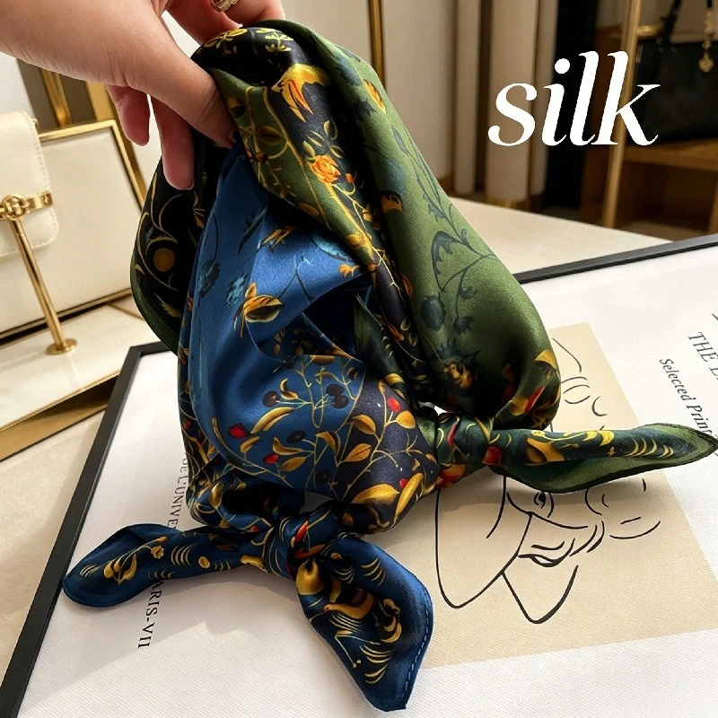Thin Floral Small Gourd Warp Knitted Hemmed Silk Mulberry Silk 53 Square Scarf Tied Bag Hair Home Decoration Small Scarf
Thin Floral Small Gourd Warp Knitted Hemmed Silk Mulberry Silk 53 Square Scarf Tied Bag Hair Home Decoration Small Scarf