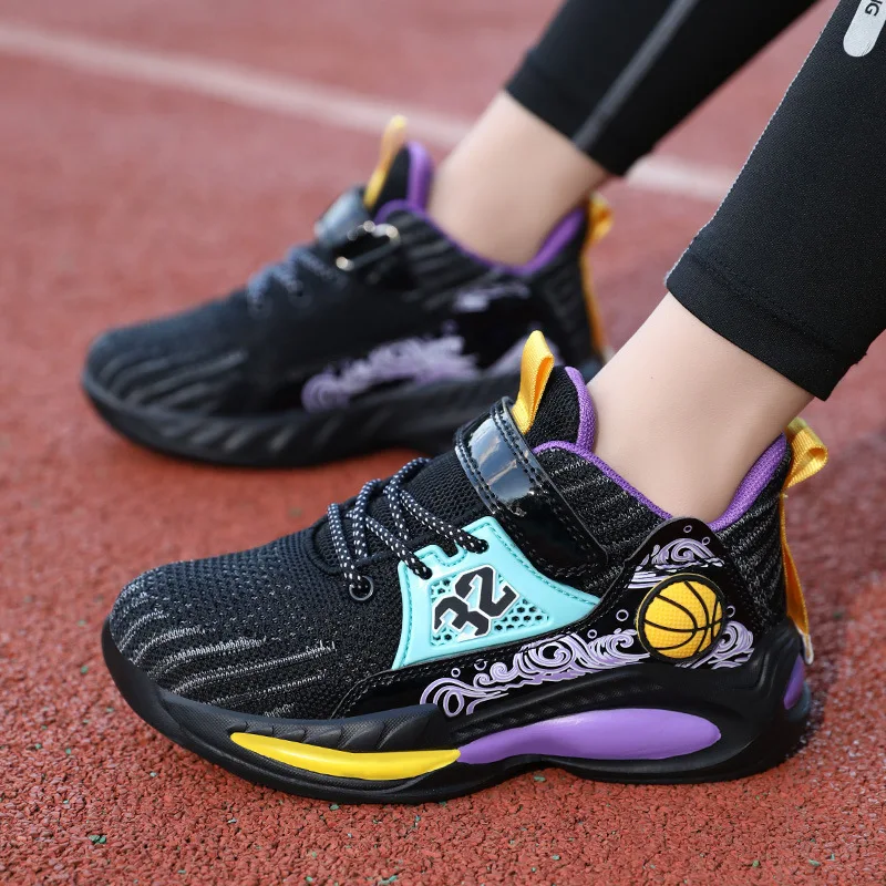 Children's Basketball Shoes 2024 Spring and Summer New Mesh Breathable Casual Sports Shoes for Boys and Girls
Children's Basketball Shoes 2024 Spring and Summer New Mesh Breathable Casual Sports Shoes for Boys and Girls