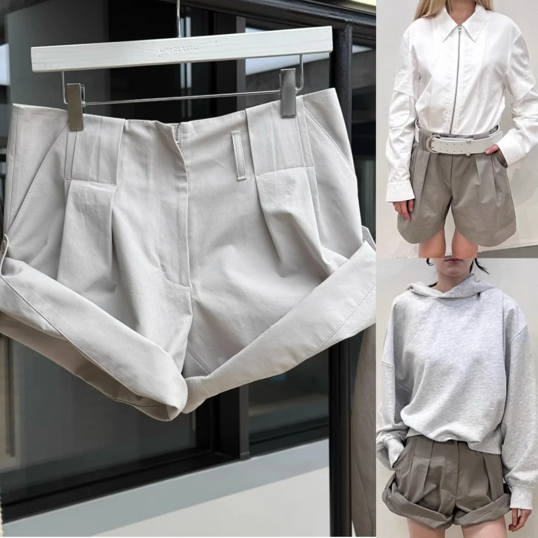 LWCLASIC Design Loose Fit Color Cuffed orts Casual Hot Pants Korean Sle Straight Leg l Waist Other Fabric
LWCLASIC Design Loose Fit Color Cuffed orts Casual Hot Pants Korean Sle Straight Leg l Waist Other Fabric