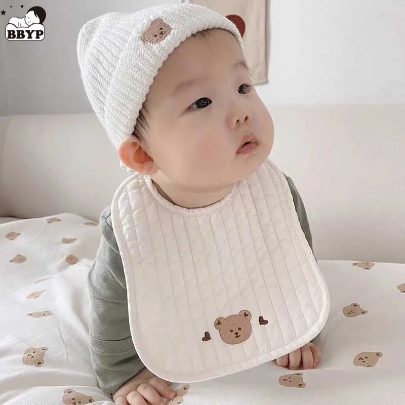Korean Bear Bunny Embroidered Baby Bib Cotton Gauze Newborn Burp Cloth Saliva Towel Handkerchief Face Towel for Baby Boys Girls
Korean Bear Bunny Embroidered Baby Bib Cotton Gauze Newborn Burp Cloth Saliva Towel Handkerchief Face Towel for Baby Boys Girls