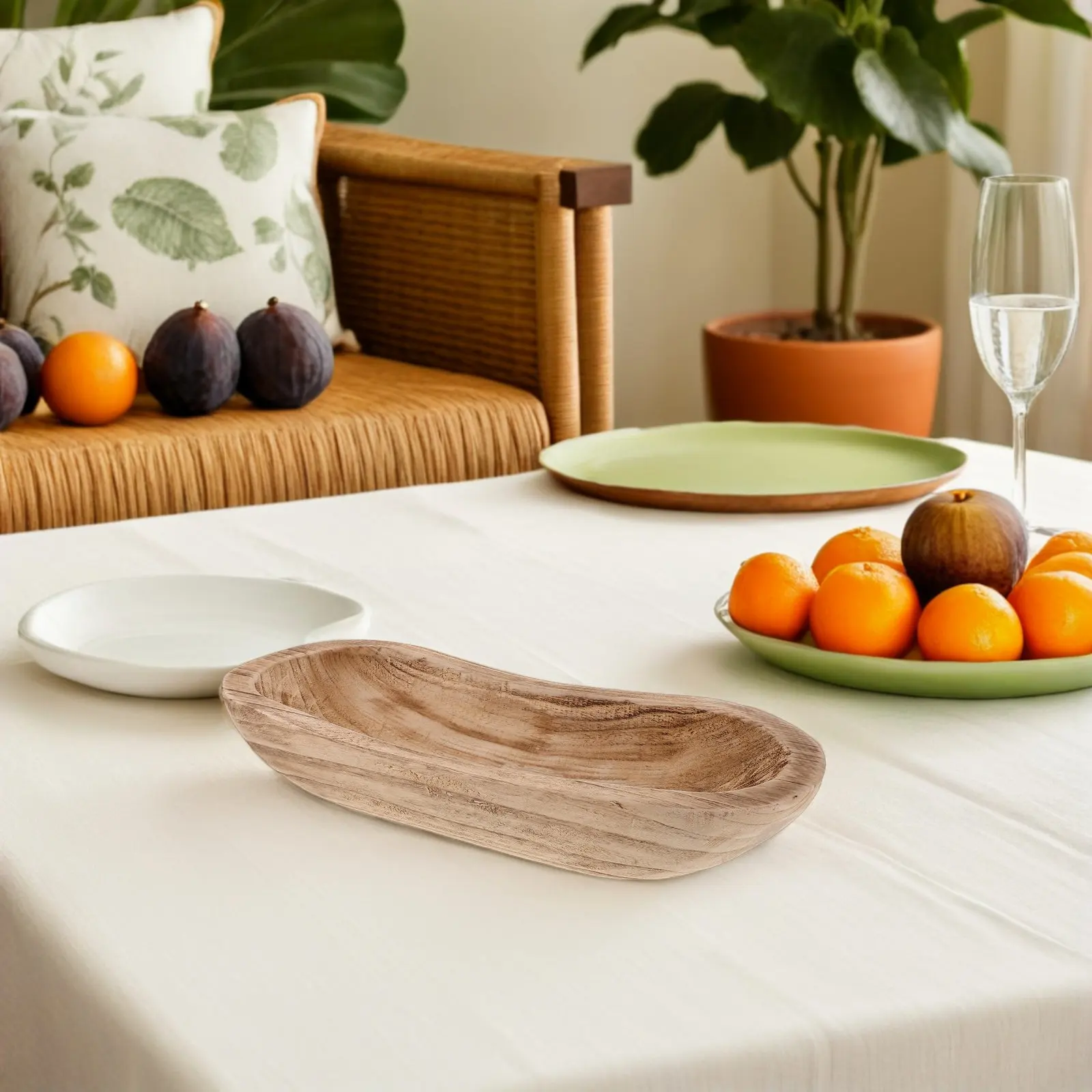 Decorative Bowls Wooden Dough Bowl Long Narrow Rustic Wood Holder Table Centerpiece Tray Farmhouse Tea Light Holder
Decorative Bowls Wooden Dough Bowl Long Narrow Rustic Wood Holder Table Centerpiece Tray Farmhouse Tea Light Holder