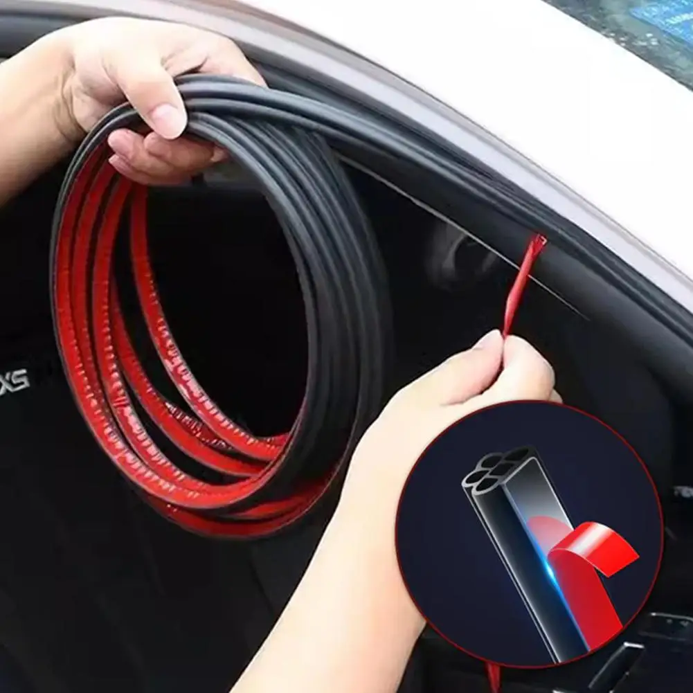 5/10M Car Door Seal Strip Rubber Double Layer 5 Hole Sealing Protector Strip Soundproof Waterproof Weather Strips For Car Trunk
5/10M Car Door Seal Strip Rubber Double Layer 5 Hole Sealing Protector Strip Soundproof Waterproof Weather Strips For Car Trunk