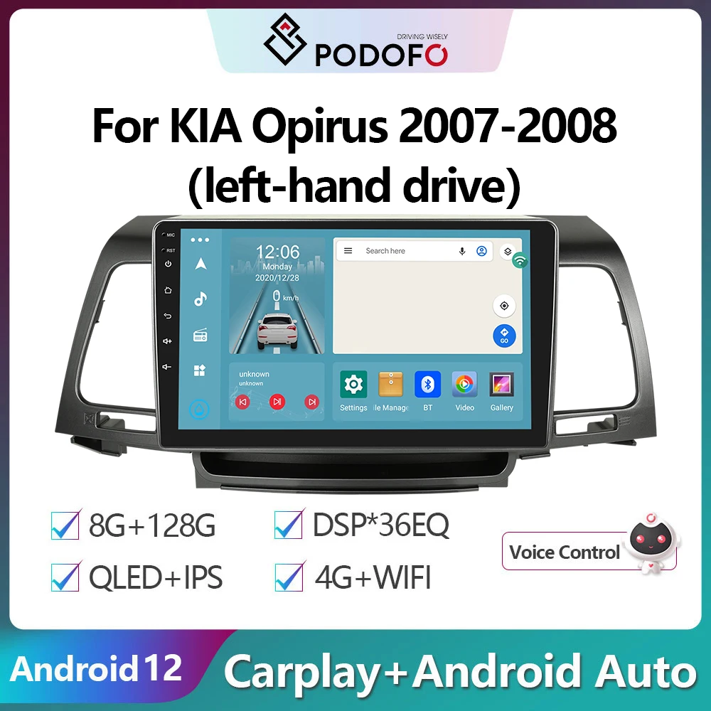 Podofo 2Din Android 12 Car Radio Multimidia Video Player For KIA Opirus 2007-2008 GPS Navigation 2din Carplay Auto Stereo
Podofo 2Din Android 12 Car Radio Multimidia Video Player For KIA Opirus 2007-2008 GPS Navigation 2din Carplay Auto Stereo