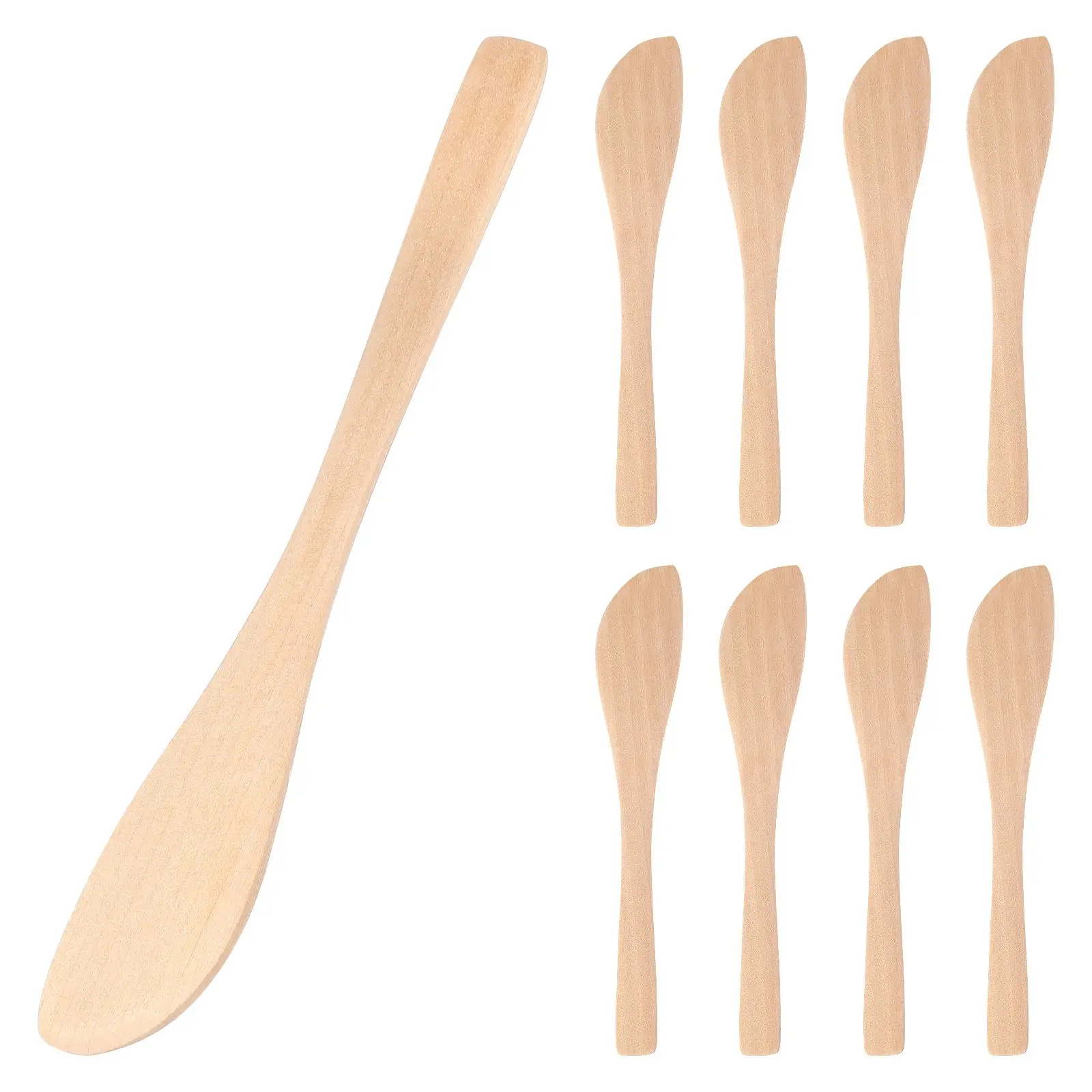 20 Pcs Butter Spreader Wooden Dumpling Stuffing Shovel Spoon Cream Filling Wonton Cheese
20 Pcs Butter Spreader Wooden Dumpling Stuffing Shovel Spoon Cream Filling Wonton Cheese