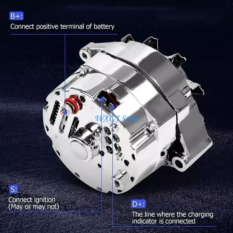 37JE Silver Alternator 110Amp Efficient Alternator for High Demand Electrical System
37JE Silver Alternator 110Amp Efficient Alternator for High Demand Electrical System