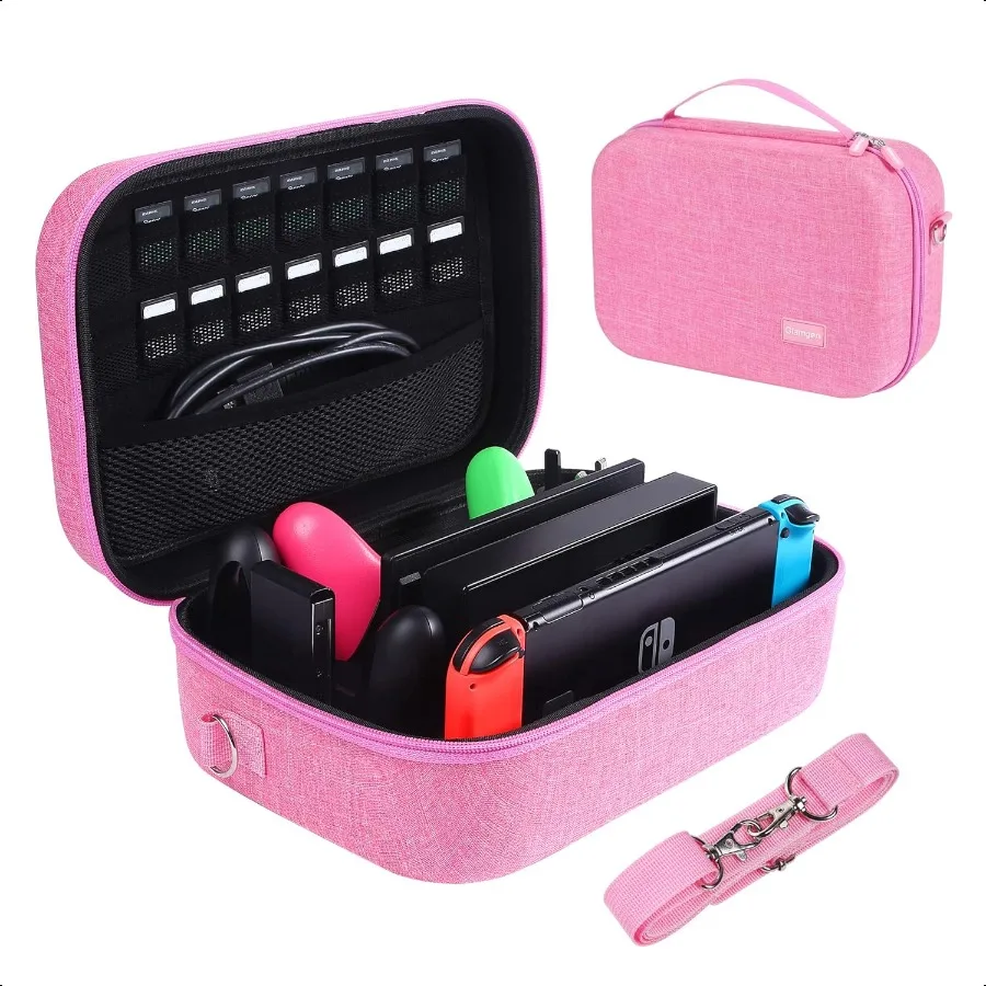 Carrying Storage Case for SwitchLarge Storage Switch Cases Portable Travel All Hard Protective Bag with 16 Game Cards for Swi
Carrying Storage Case for SwitchLarge Storage Switch Cases Portable Travel All Hard Protective Bag with 16 Game Cards for Swi