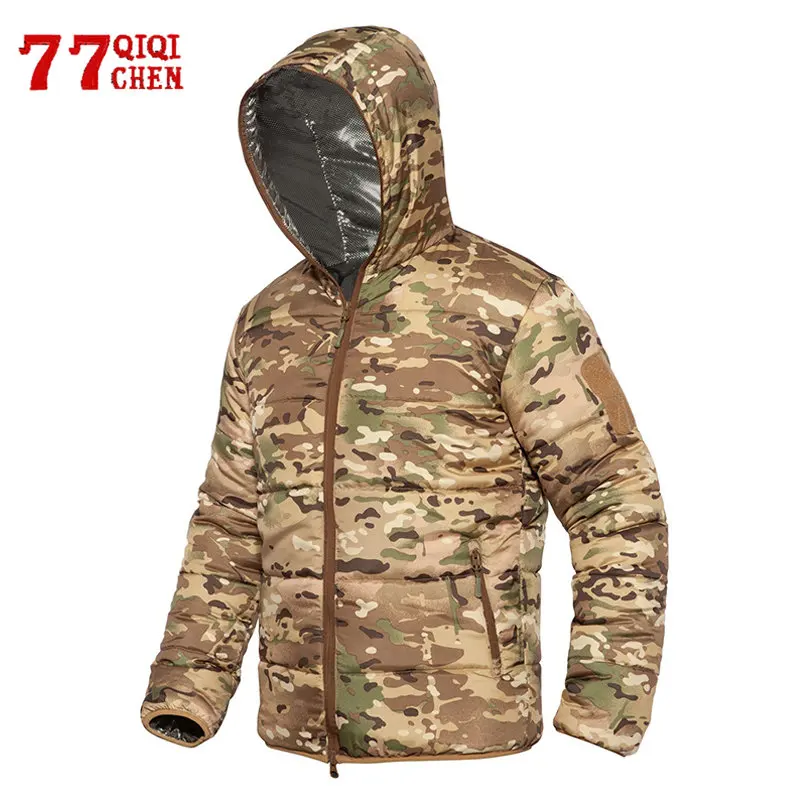 Winter Tactical Parkas Men Silk-like Cotton Thermal Light Weight Hooded Camouflage Jackets Warm Combat Outwear Plus Size S-5XL
Winter Tactical Parkas Men Silk-like Cotton Thermal Light Weight Hooded Camouflage Jackets Warm Combat Outwear Plus Size S-5XL