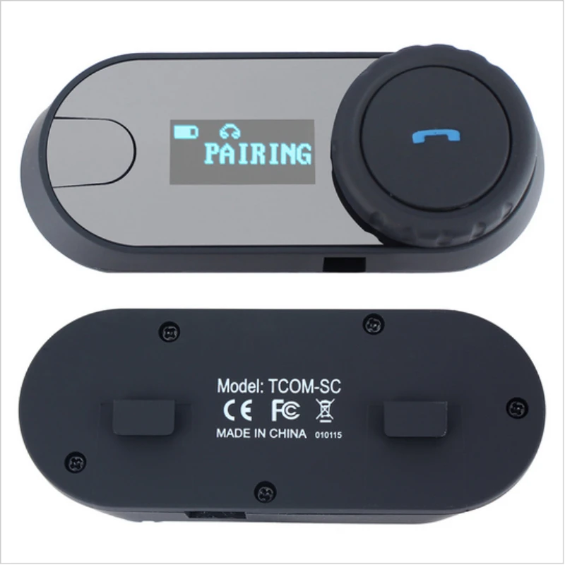 2pcs T-COMSC Bluetooth Motorcycle Helmet Intercom Interphone Headset LCD Screen + FM Radio
2pcs T-COMSC Bluetooth Motorcycle Helmet Intercom Interphone Headset LCD Screen + FM Radio