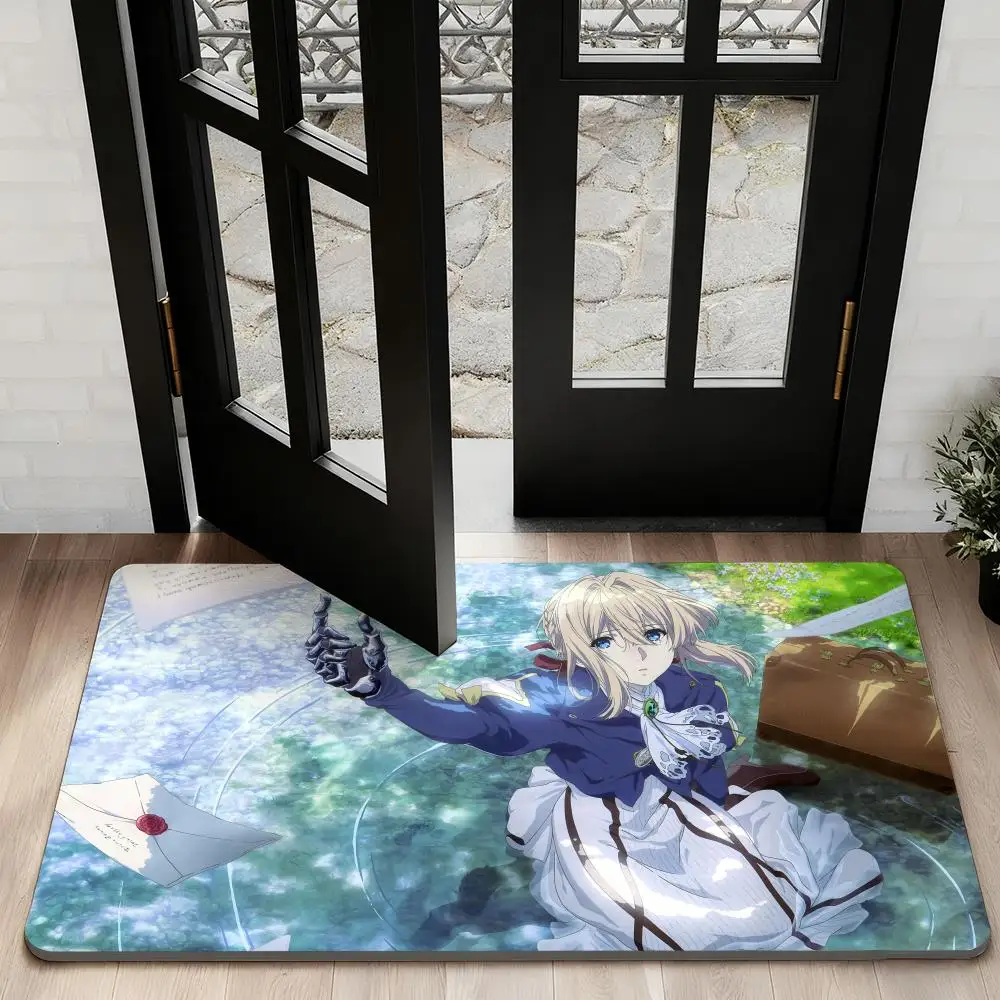 Violet E-Evergarden Anime Floor Mat Diatom Bath Mat Absorbent Quick Dry Non-Slip TPR Backing Soft Plush Draining Rugs
Violet E-Evergarden Anime Floor Mat Diatom Bath Mat Absorbent Quick Dry Non-Slip TPR Backing Soft Plush Draining Rugs