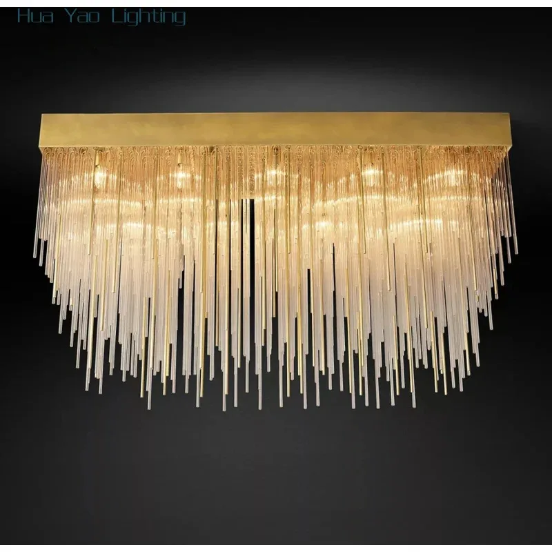 2026 Modern Glass LED Cascada Rectangular Chandelier Decoration Living Room Kitchen Island Dining Room Hanging Lights
2026 Modern Glass LED Cascada Rectangular Chandelier Decoration Living Room Kitchen Island Dining Room Hanging Lights