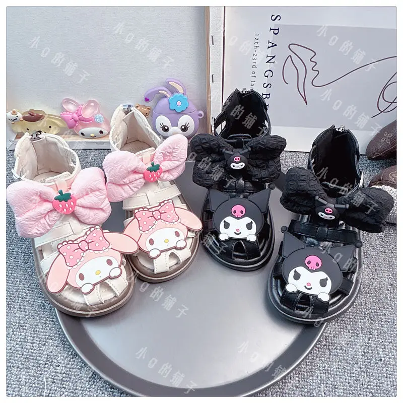 Summer Kawaii Sanrio Anime Kuromi My Melody Children Pvc Board Sandals Cute Cartoon Ins Slippers Shoes Gifts for Kids
Summer Kawaii Sanrio Anime Kuromi My Melody Children Pvc Board Sandals Cute Cartoon Ins Slippers Shoes Gifts for Kids