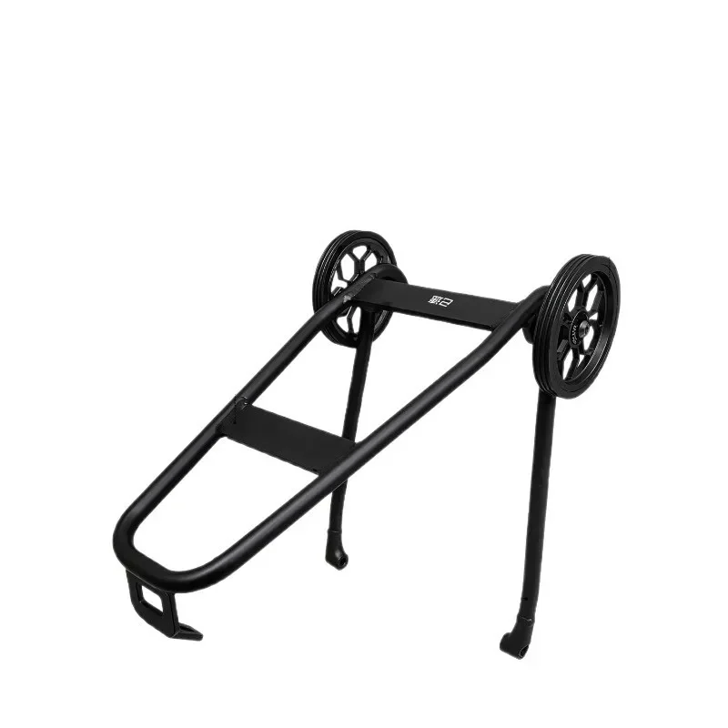 Modified Aluminum Alloy Tail Frame with Guide Wheel Luggage Rack For Brompton Folding Bicycle Rear Shelf JAVANEO Accessories
Modified Aluminum Alloy Tail Frame with Guide Wheel Luggage Rack For Brompton Folding Bicycle Rear Shelf JAVANEO Accessories