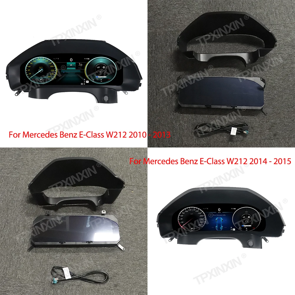 For Mercedes Benz E-Class W212 2010 - 2015 Car LCD Dashboard Panel Virtual Cockpit Digital Cluster Speedometer Instrument Unit
For Mercedes Benz E-Class W212 2010 - 2015 Car LCD Dashboard Panel Virtual Cockpit Digital Cluster Speedometer Instrument Unit