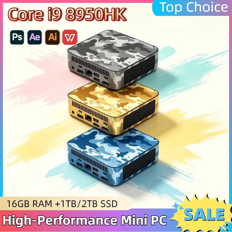 Intel Core i9 8950HK Portable Ultra Thin Mini Pocket PC Office Desktop PC 16GB DDR4 RAM 1TB 2TB SSD WiFi6 BT5.2 4K Resolution
Intel Core i9 8950HK Portable Ultra Thin Mini Pocket PC Office Desktop PC 16GB DDR4 RAM 1TB 2TB SSD WiFi6 BT5.2 4K Resolution