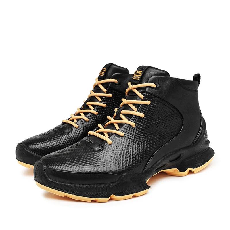 Man Sports Sneakers High Top Leather Cowhide Shoes Arch Support Walking Shoes Anti Slip Durable Injection Form
Man Sports Sneakers High Top Leather Cowhide Shoes Arch Support Walking Shoes Anti Slip Durable Injection Form