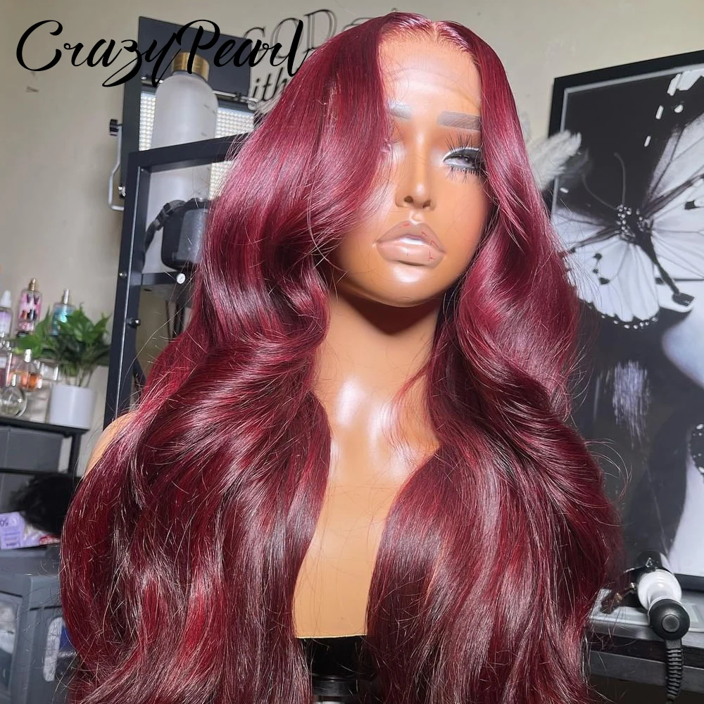 99J Burgundy Lace Front Wigs Human Hair Red Burgundy Wig 250% Density 13X6 Body Wave Lace Front Wigs Pre Plucked Glueless Lace
99J Burgundy Lace Front Wigs Human Hair Red Burgundy Wig 250% Density 13X6 Body Wave Lace Front Wigs Pre Plucked Glueless Lace