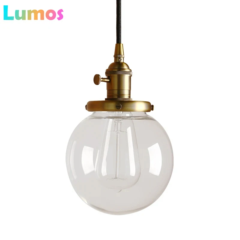 PF Phansthy 5.9" Modern Lights Fixture Vintage Glass Globe Pendant Ceiling Lamps Luminaire Dining Room Hanglamp Loft Dec
PF Phansthy 5.9" Modern Lights Fixture Vintage Glass Globe Pendant Ceiling Lamps Luminaire Dining Room Hanglamp Loft Dec