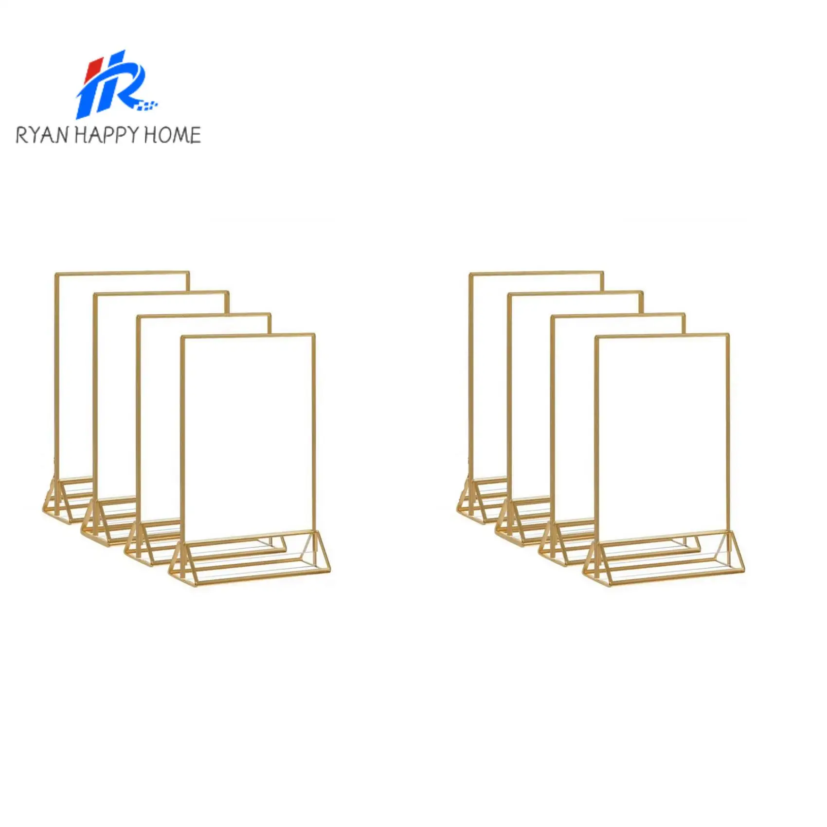 2X Acrylic Sign Holder Gold Picture Frame Double Sided Clear Display Stand, Gold Acrylic Frames For Home Shop Restaurant
2X Acrylic Sign Holder Gold Picture Frame Double Sided Clear Display Stand, Gold Acrylic Frames For Home Shop Restaurant