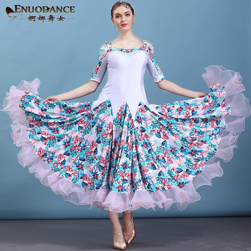 Modern dance skirt practice dress new adult female ballroom dance ballroom dance performance
Modern dance skirt practice dress new adult female ballroom dance ballroom dance performance