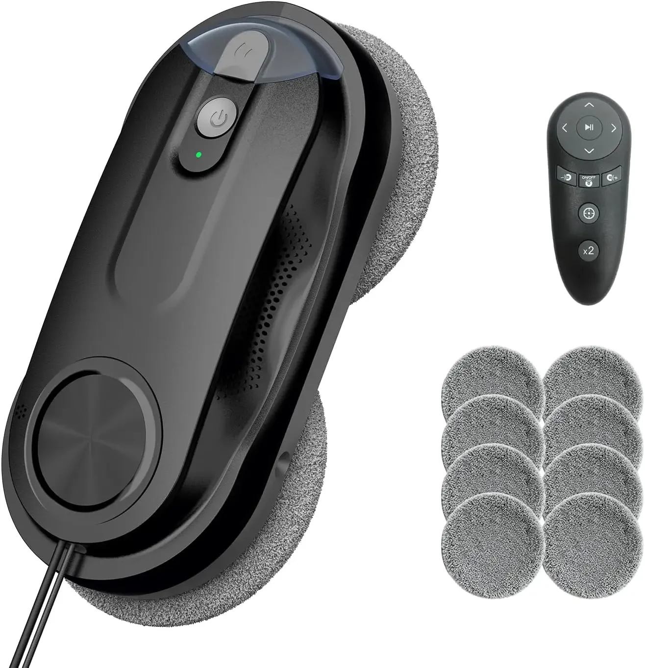Window Cleaning Robot, Automatic Window Cleaner Robot, Dual Spray, Max 3200Pa, AI Path Planning & Edge Detection, Remote Control
Window Cleaning Robot, Automatic Window Cleaner Robot, Dual Spray, Max 3200Pa, AI Path Planning & Edge Detection, Remote Control