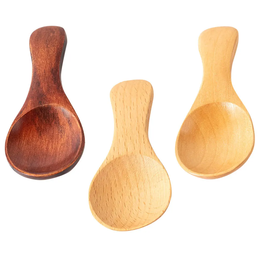 3pcs Mini Wooden Spoon Set Short Handle For Tea Coffee Spice Scoop Kitchen Supplies Food Grade Wood Salt Sugar Honey Seasoning
3pcs Mini Wooden Spoon Set Short Handle For Tea Coffee Spice Scoop Kitchen Supplies Food Grade Wood Salt Sugar Honey Seasoning