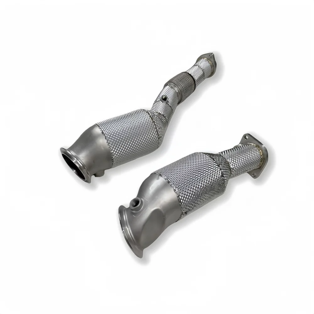 OEM Forged Downpipe Exhaust Pipe for BMW S58 G80 M3 G82 M4 2020+ Catalytic Converter with Heat Shield No Engine Fault Light
OEM Forged Downpipe Exhaust Pipe for BMW S58 G80 M3 G82 M4 2020+ Catalytic Converter with Heat Shield No Engine Fault Light