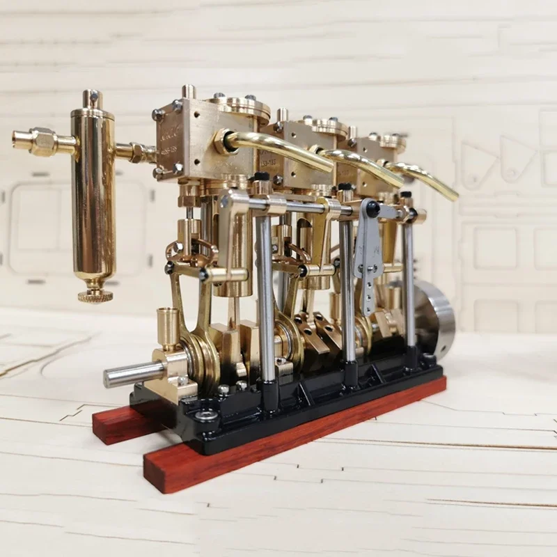 Two-cylinder/three-cylinder Steam Engine LS3-13s Is Suitable for Steam Ships That Can Switch Between Forward and Reverse Models.
Two-cylinder/three-cylinder Steam Engine LS3-13s Is Suitable for Steam Ships That Can Switch Between Forward and Reverse Models.