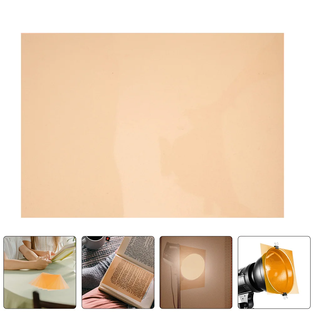 5 Sheets Transparent PVC Film Light Filters for Lighting Color Correction Photography Gels Sheets High
5 Sheets Transparent PVC Film Light Filters for Lighting Color Correction Photography Gels Sheets High