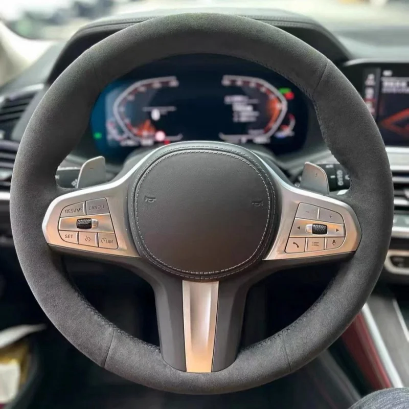 Braid Car Steering Wheel Cover Wrap Hand Sewing Comfortable Suede Leather For BMW M Sport G30 G31 G32 G20 G21 G14 G15 G16 X3 G01
Braid Car Steering Wheel Cover Wrap Hand Sewing Comfortable Suede Leather For BMW M Sport G30 G31 G32 G20 G21 G14 G15 G16 X3 G01