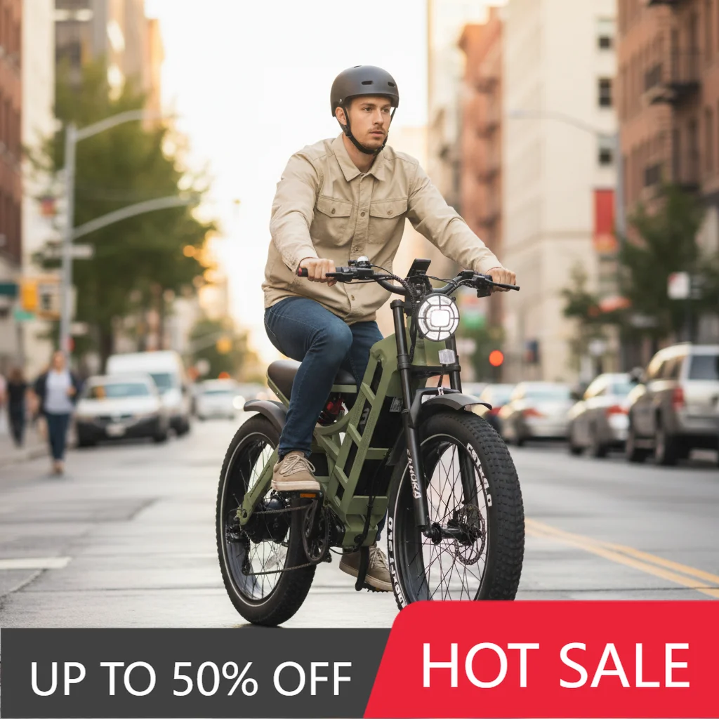 JYF Hot-selling green electric mountain bike rear wheel hub motor carbon steel frame lithium battery 250W APP control 60Ah wide
JYF Hot-selling green electric mountain bike rear wheel hub motor carbon steel frame lithium battery 250W APP control 60Ah wide